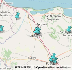 Mappa Via Mascagni, 71016 San Severo FG, Italia (28.74364)