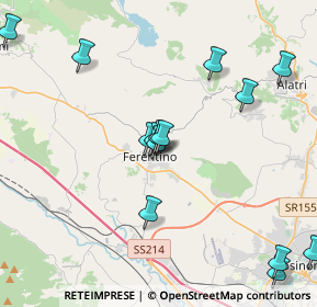 Mappa Vicolo Titico, 03013 Ferentino FR, Italia (4.73929)