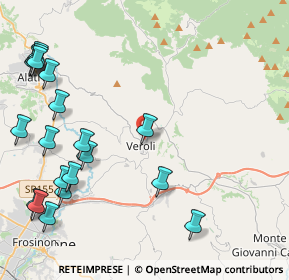 Mappa Via del Deserto, 03029 Veroli FR, Italia (6.058)