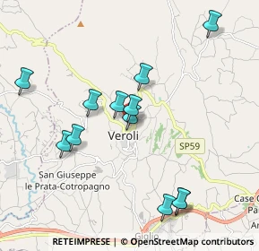 Mappa Via del Deserto, 03029 Veroli FR, Italia (2.07833)
