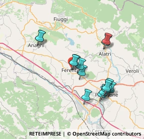 Mappa Via Aia S. Francesco, 03013 Ferentino FR, Italia (7.268)