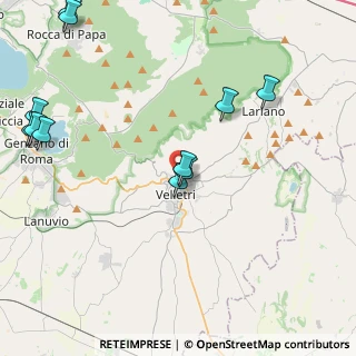 Mappa Via O. Nardini, 00049 Velletri RM, Italia (5.54636)