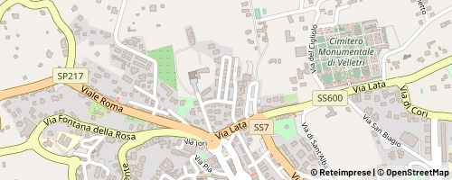 Mappa Velletri
