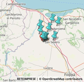 Mappa Viale XXV Aprile, 71017 Torremaggiore FG, Italia (6.35545)