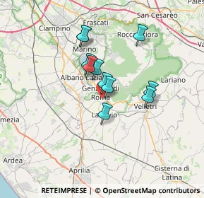 Mappa Via Umbria, 00045 Genzano di Roma RM, Italia (5.44)