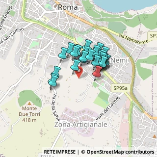 Mappa Via Palmetane, 00045 Genzano di Roma RM, Italia (0.30667)