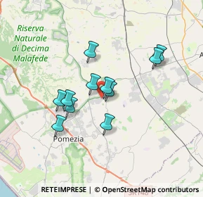 Mappa Via Castrocaro, 00040 Pomezia RM, Italia (2.98636)