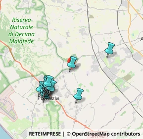 Mappa Via Castrocaro, 00040 Pomezia RM, Italia (4.11611)