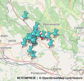 Mappa Via Contrada Tagliata, 03030 Posta Fibreno FR, Italia (10.03235)