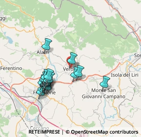 Mappa Viale della Repubblica, 03029 Veroli FR, Italia (7.2915)