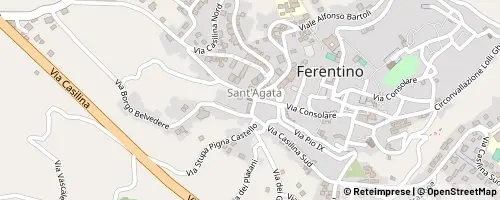 Mappa Ferentino