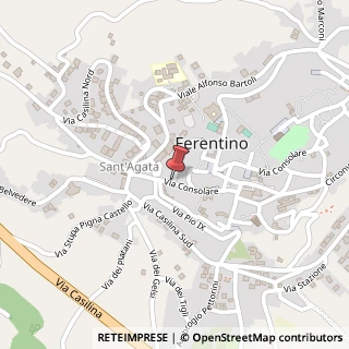 Mappa Via Consolare, 9, 03013 Ferentino, Frosinone (Lazio)