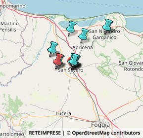 Mappa Via Reggio, 71016 San Severo FG, Italia (7.47313)