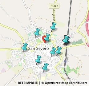 Mappa Via Reggio, 71016 San Severo FG, Italia (0.83167)
