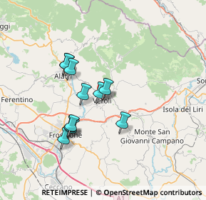 Mappa Via Gracilia, 03029 Veroli FR, Italia (6.19818)