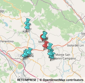 Mappa Via Gracilia, 03029 Veroli FR, Italia (6.13182)