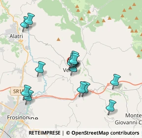 Mappa Via Gracilia, 03029 Veroli FR, Italia (3.725)