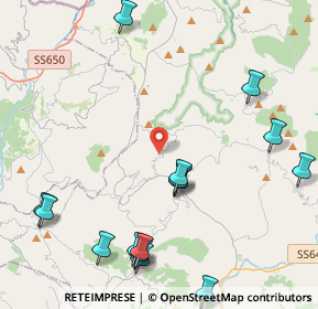 Mappa Contrada Campofreddo, 86020 Fossalto CB, Italia (6.575)