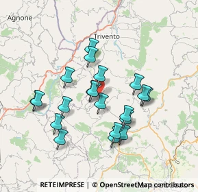 Mappa Contrada Campofreddo, 86020 Fossalto CB, Italia (6.8565)