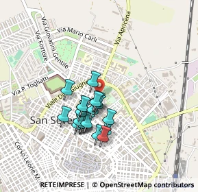 Mappa Via S. Giovanni Bosco, 71016 San severo FG, Italia (0.3685)