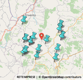 Mappa Via Municipio, 86020 Sant'Angelo Limosano CB, Italia (7.2515)