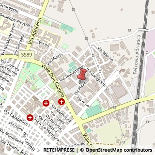 Mappa Via Ofanto, 30, 71016 San Severo, Foggia (Puglia)