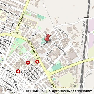 Mappa Via Sila,  7, 71016 San Severo, Foggia (Puglia)