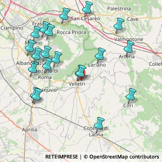 Mappa Viale Aldo Moro, 00049 Velletri RM, Italia (10.345)