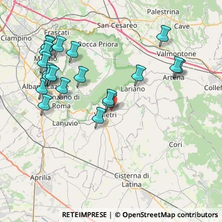 Mappa Viale Aldo Moro, 00049 Velletri RM, Italia (9.9245)