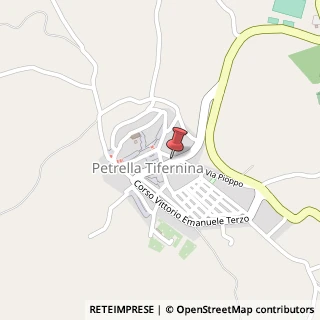 Mappa Via Pioppo, 26/A, 86024 Petrella Tifernina, Campobasso (Molise)