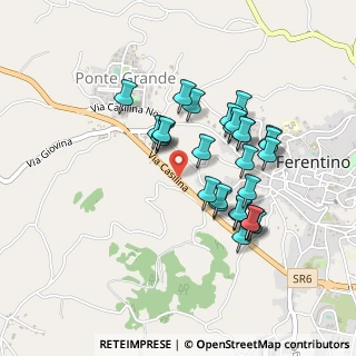 Mappa Via Variante Casilina, 03013 Ferentino FR, Italia (0.41786)