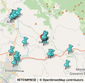 Mappa Via Castello, 03029 Veroli FR, Italia (4.7835)