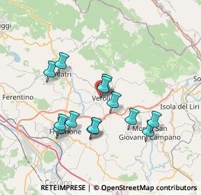 Mappa Via Castello, 03029 Veroli FR, Italia (6.91231)