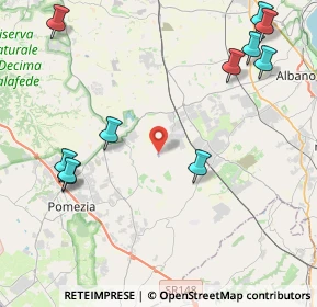 Mappa Via della Medicina snc, 00071 Pomezia RM, Italia (5.74818)