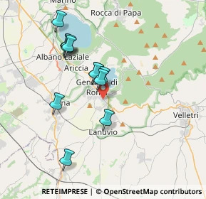 Mappa Via Enrico Mattei, 00045 Genzano di Roma RM, Italia (3.57167)
