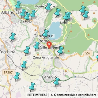 Mappa Via Enrico Mattei, 00045 Genzano di Roma RM, Italia (3.2675)