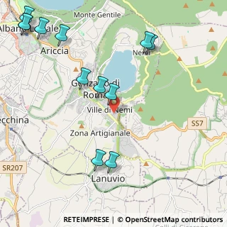 Mappa Viale Pini, 00045 Genzano di Roma RM, Italia (2.95667)