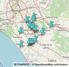 Mappa Viale Pini, 00045 Genzano di Roma RM, Italia (10.70412)