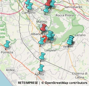 Mappa Via Fatebenefratelli, 00045 Genzano di Roma RM, Italia (8.6295)