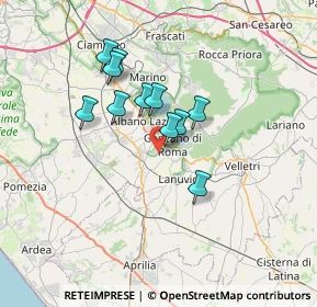 Mappa Via Fatebenefratelli, 00045 Genzano di Roma RM, Italia (5.76)