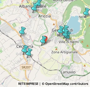 Mappa Via Fatebenefratelli, 00045 Genzano di Roma RM, Italia (2.24455)