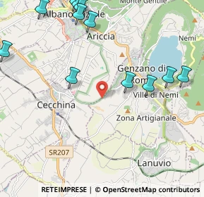Mappa Via Fatebenefratelli, 00045 Genzano di Roma RM, Italia (2.89833)