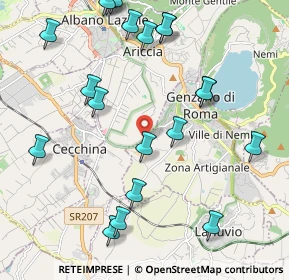 Mappa Via Fatebenefratelli, 00045 Genzano di Roma RM, Italia (2.617)