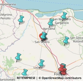 Mappa Via Gervasio A., 71016 San Severo FG, Italia (22.52389)