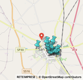 Mappa Via Gervasio A., 71016 San Severo FG, Italia (1.56467)