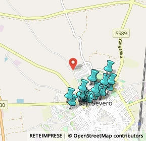 Mappa Via Gervasio A., 71016 San Severo FG, Italia (0.984)