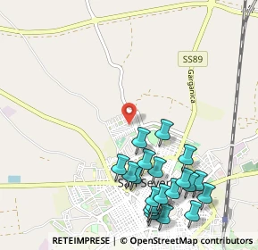Mappa Via D. Marinelli, 71016 San Severo FG, Italia (1.32)