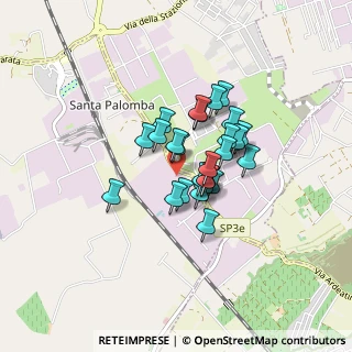 Mappa Via Ardeatina, 00071 Pomezia RM, Italia (0.58889)