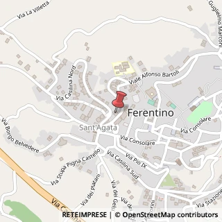 Mappa Viale Alfonso Bartoli, 15, 03013 Ferentino, Frosinone (Lazio)