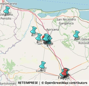 Mappa Piazza Luigi Schingo, 71016 San Severo FG, Italia (16.67333)